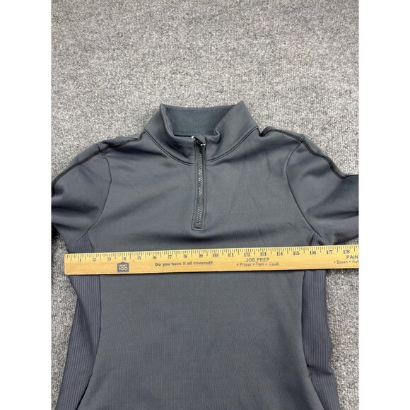 Under Armour Sweater Womens Medium Gray Half Zip Pullover Athletic Training - Picture 3 of 6
